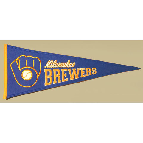 Milwaukee Brewers MLB Cooperstown Pennant (13x32)