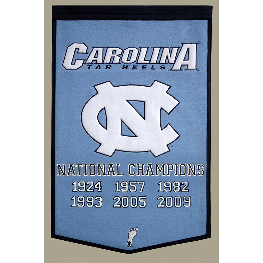 North Carolina Tar Heels Ncaa "dynasty" Banner (24"x36")