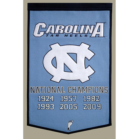 North Carolina Tar Heels Ncaa "dynasty" Banner (24"x36")