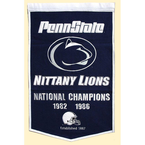 Penn State Nittany Lions Ncaa "dynasty" Banner (24"x36")