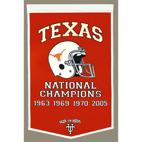 Texas Longhorns Ncaa "dynasty" Banner (24"x36")