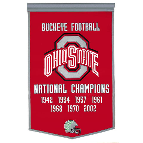 Ohio State Buckeyes Ncaa "dynasty" Banner (24"x36")
