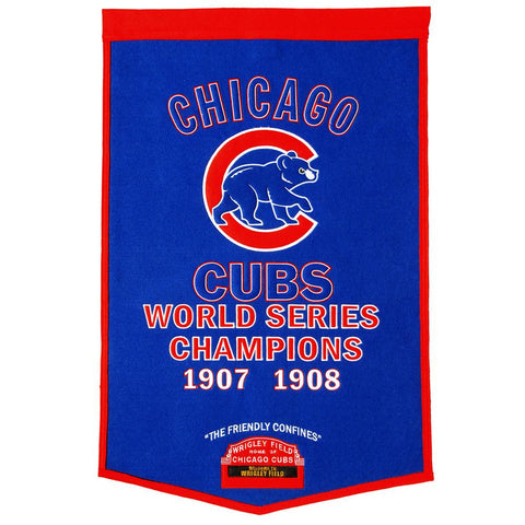 Chicago Cubs MLB Dynasty Banner (24x36)