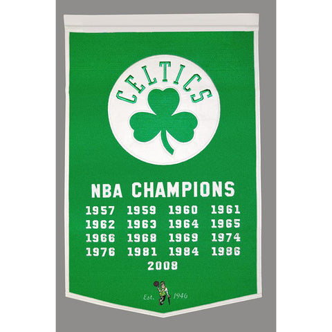 Boston Celtics NBA Dynasty Banner (24x36)