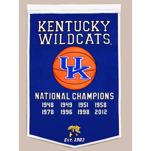 Kentucky Wildcats Ncaa "dynasty" Banner (24"x36")
