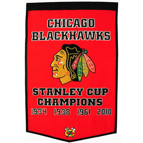 Chicago Blackhawks NHL Dynasty Banner (24x36)