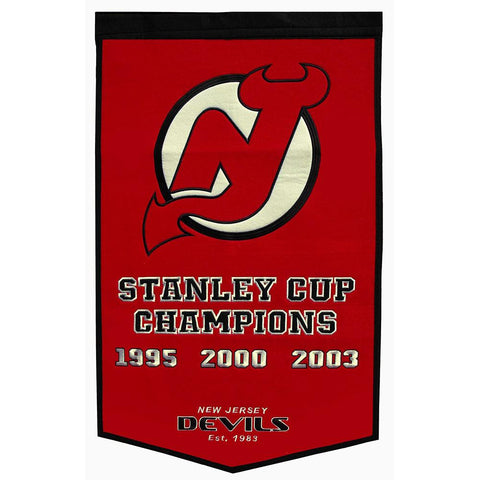 New Jersey Devils NHL Dynasty Banner (24x36)