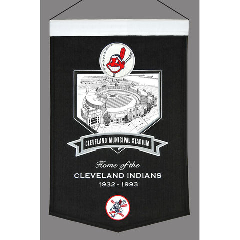 Cleveland Indians MLB Cleveland Municipal Stadium Banner (20x15)