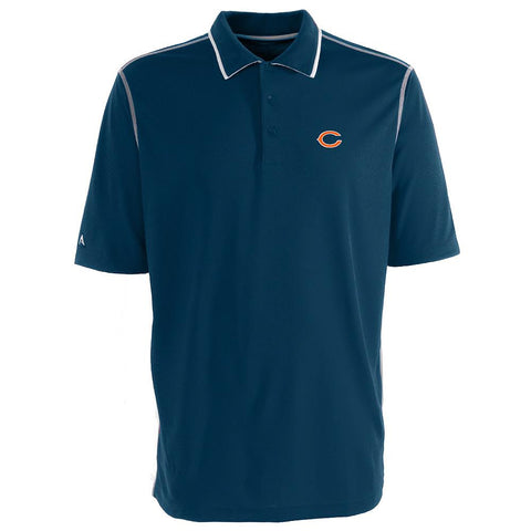 Chicago Bears NFL Fuel Men's Polo Shirt (Navy-White) (Medium)