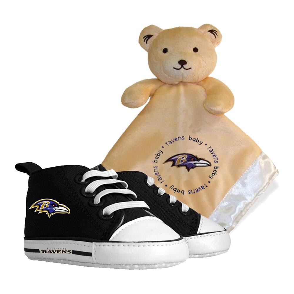 Baltimore Ravens NFL Infant Blanket and Shoe Set