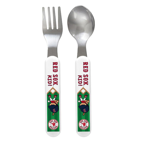 Boston Red Sox Mlb Infant 2-piece Cutlery Set