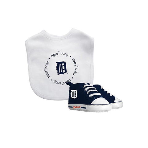 Detroit Tigers MLB Infant Bib and Shoe Gift Set