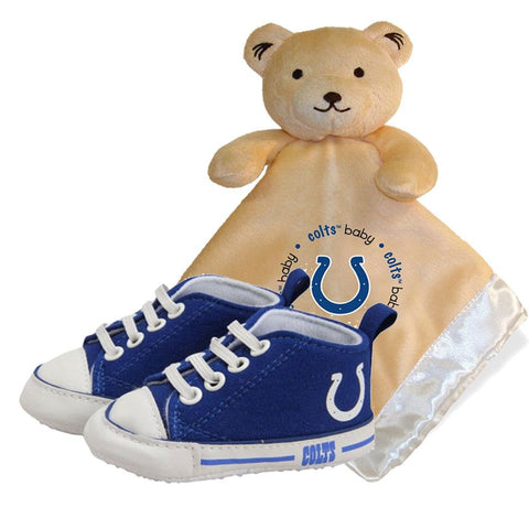Indianapolis Colts Nfl Infant Blanket And Shoe Set
