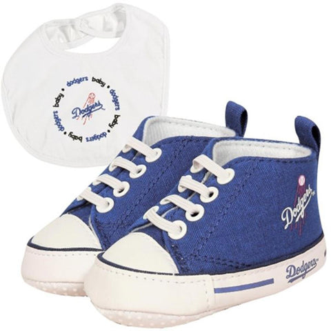 Los Angeles Dodgers MLB Infant Bib and Shoe Gift Set