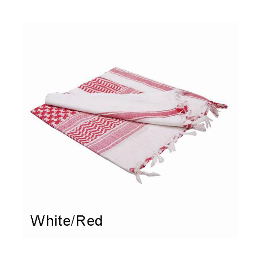 Shemagh 100% Cotton - Color: Red-white