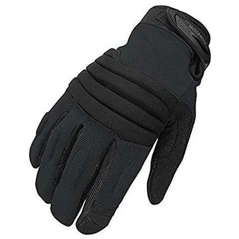 Stryker Padded Knuckle Glove Color- Black (large)