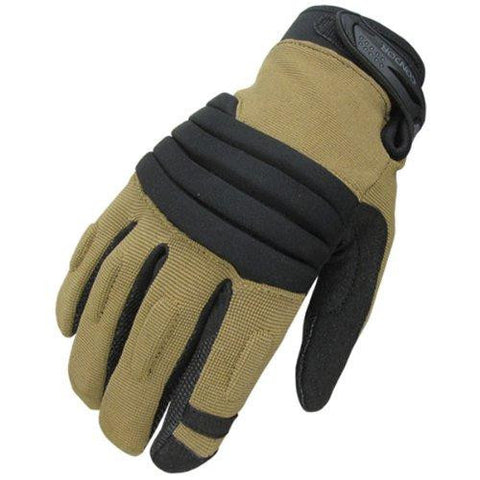 Stryker Padded Knuckle Glove Color- Coyote-black (x-large)
