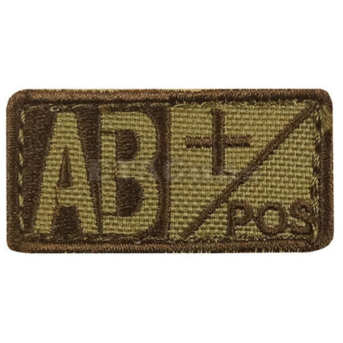 Ab Blood Type Patch Negative (6 Pack) Color- Tan-brown