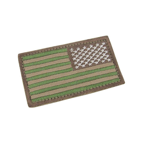 Us Flag Patch Reverse Color- Multicam (6 Pack)