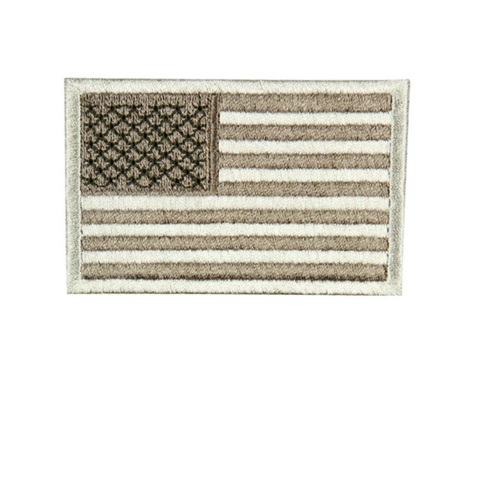 Us Flag Patch Reverse Color- Desert (6 Pack)