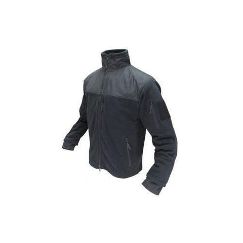 Alpha Fleece Jacket Color- Black (x-large)