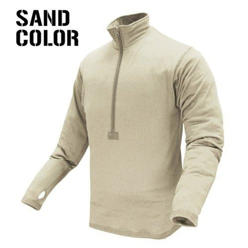 Base Ii Zip Pullover Color- Sand (medium)