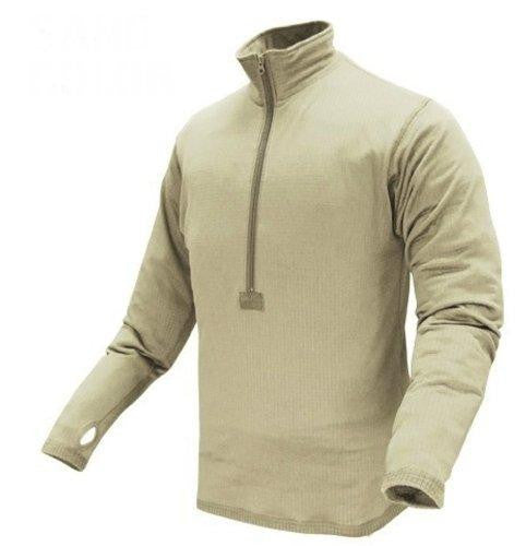 Base Ii Zip Pullover Color- Sand (small)