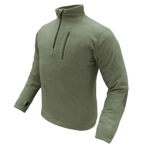 1-4 Zip Pullover Color- Od Green (large)