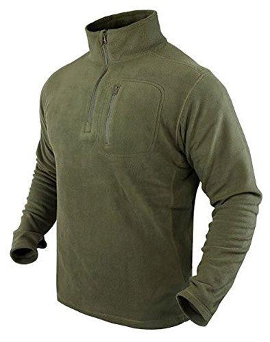 1-4 Zip Pullover Color- Od Green (x-large)