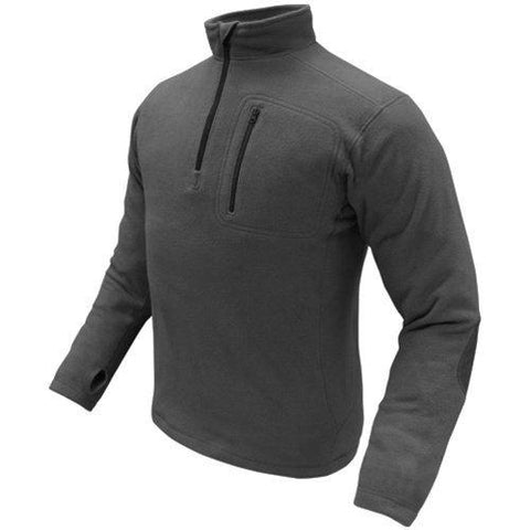 1-4 Zip Pullover Color- Black (x-large)