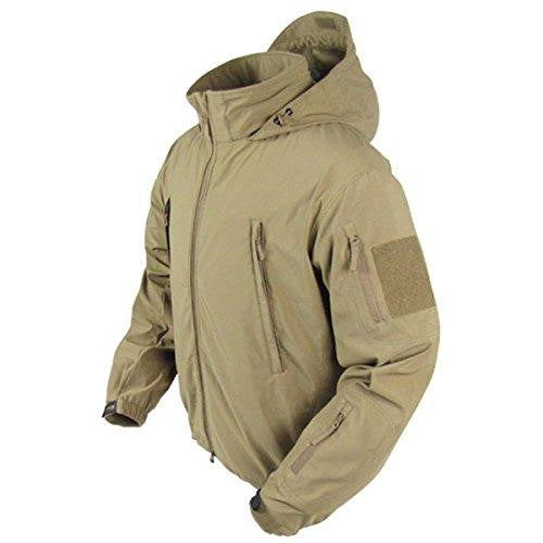 Summit Zero Lightweight Soft Shell Jacket Color- Tan (medium)