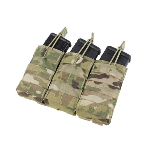 Triple M4-m16 Open-top Mag Pouch Color- Multicam