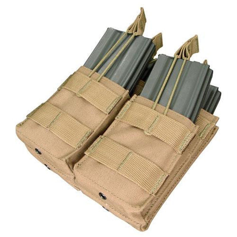 Double Stacker M4 Magazine Pouch (hold 4 Mags) Color: Coyote Tan