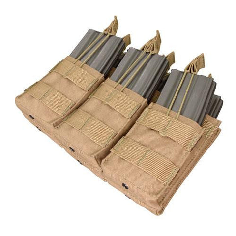 Triple Stacker M4 Magazine Pouch (hold 6 Mags) Color: Coyote Tan