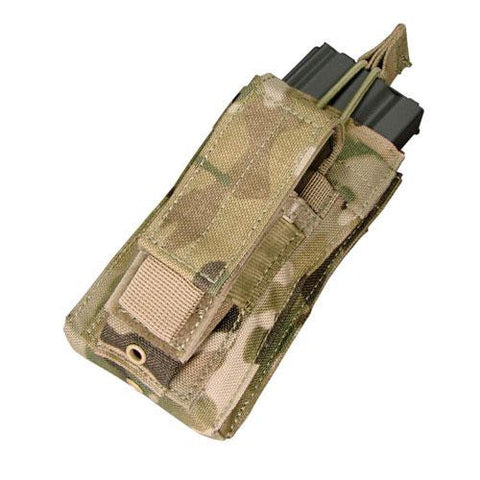 Kangaroo Magazine Pouch Holds (1) M4-m16 Mag, (1) Pistol Mag - Color: Multicam