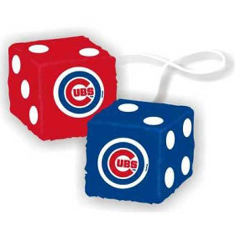 Chicago Cubs MLB 3 Car Fuzzy Dice