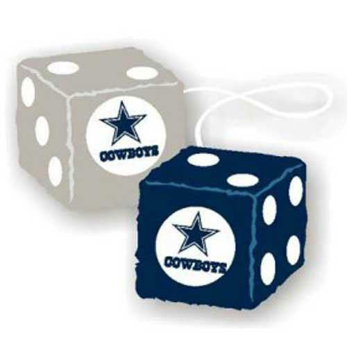 Dallas Cowboys NFL 3 Car Fuzzy Dice