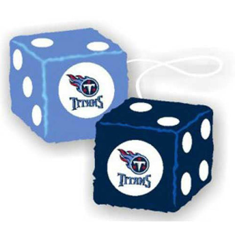 Tennessee Titans NFL 3 Car Fuzzy Dice