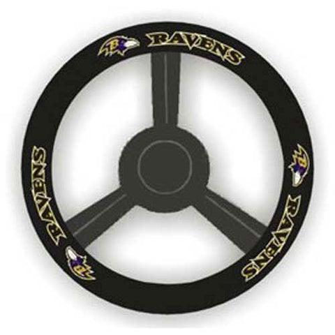 Baltimore Ravens NFL Leather Steering Wheel Cover