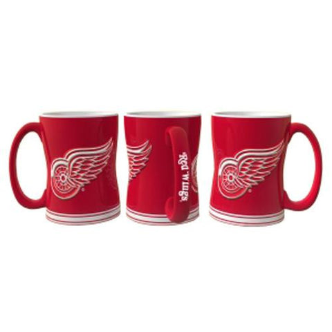 Detroit Red Wings NHL Coffee Mug - 15oz Sculpted (Single Mug)
