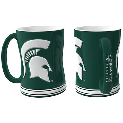 Michigan State Spartans Ncaa Coffee Mug - 15oz Sculpted (single Mug)