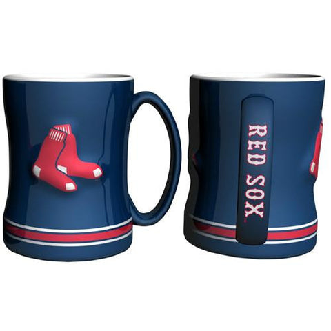 Boston Red Sox MLB Coffee Mug - 15oz Sculpted (Single Mug)
