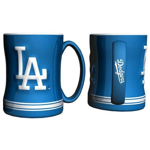 Los Angeles Dodgers MLB Coffee Mug - 15oz Sculpted (Single Mug)