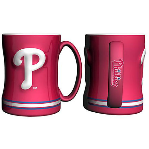 Philadelphia Phillies MLB Coffee Mug - 15oz Sculpted (Single Mug)