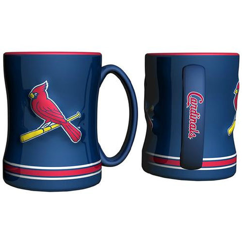 St. Louis Cardinals MLB Coffee Mug - 15oz Sculpted (Single Mug)