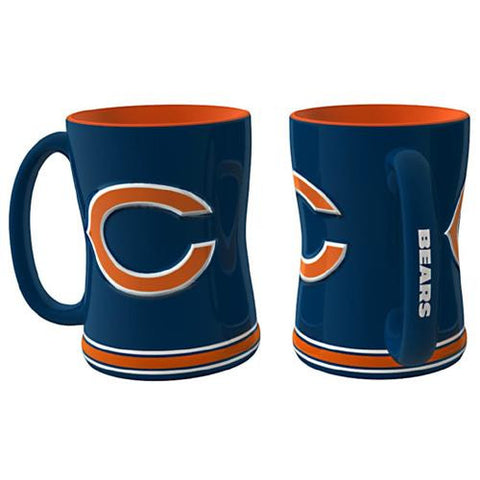 Chicago Bears NFL Coffee Mug - 15oz Sculpted (Single Mug)