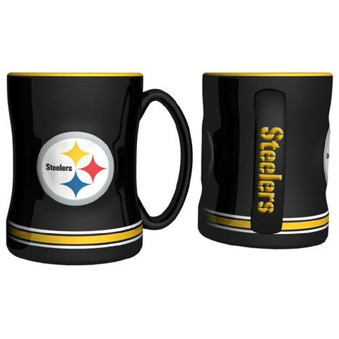 Pittsburgh Steelers NFL Coffee Mug - 15oz Sculpted (Single Mug)
