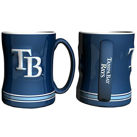 Tampa Bay Rays MLB Coffee Mug - 15oz Sculpted (Single Mug)