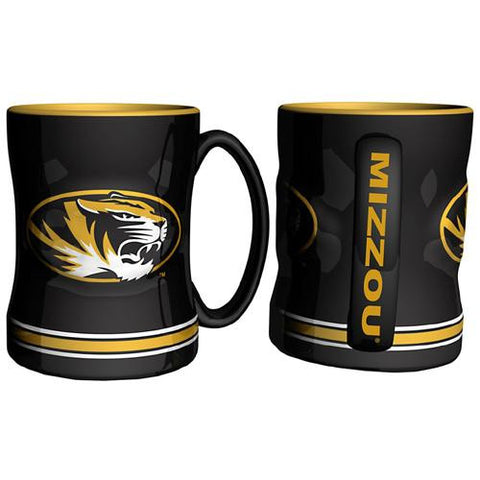 Missouri Tigers Ncaa Coffee Mug - 15oz Sculpted (single Mug)