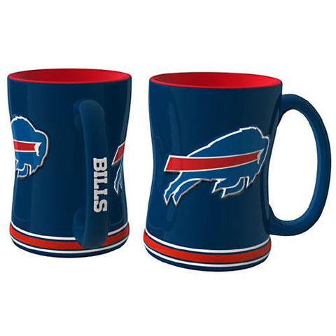Buffalo Bills NFL Coffee Mug - 15oz Sculpted (Single Mug)